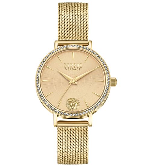 versus versace watch women gold